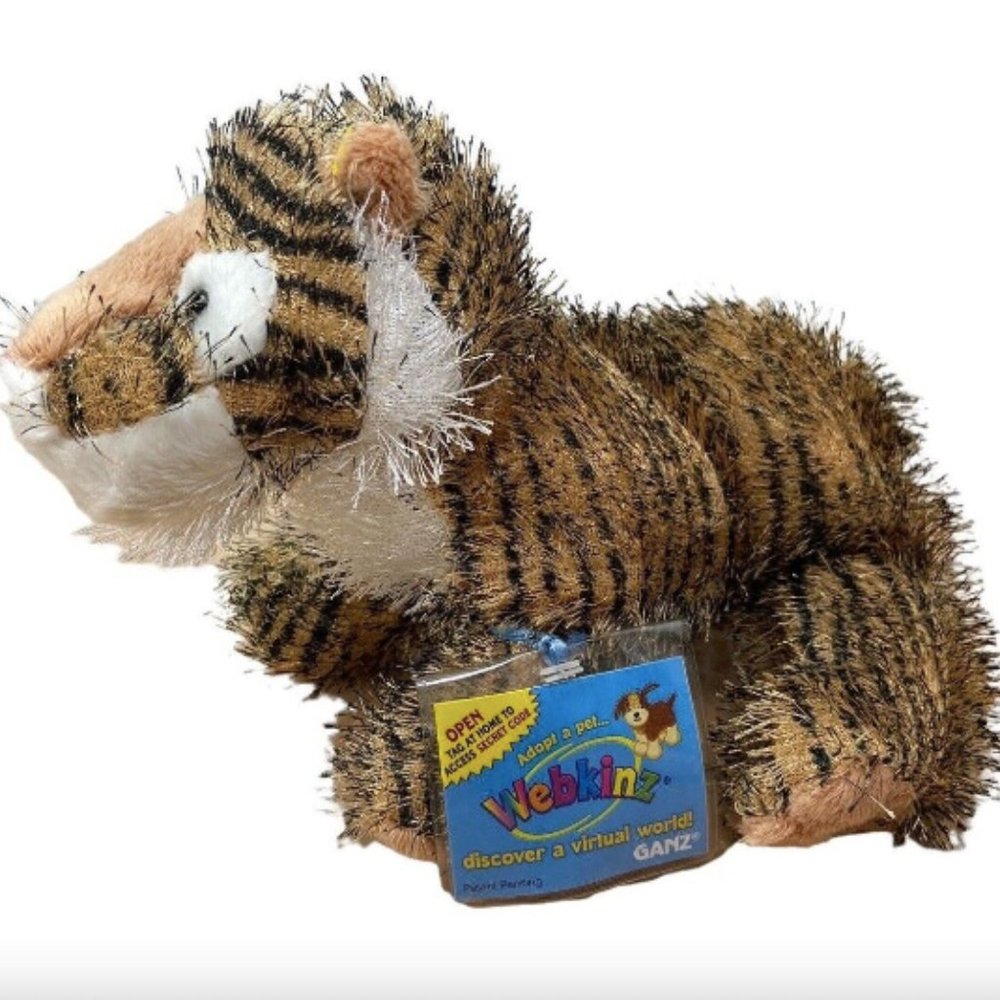 Tiger Webkinz NWT with Sealed Code